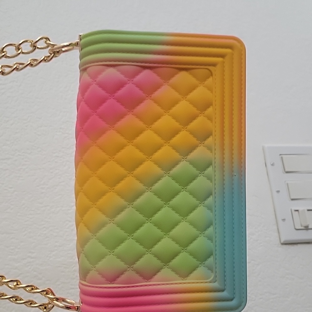Rainbow color jelly bag - Picture 4 of 4